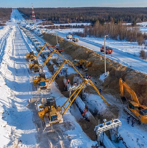 В многолетнемерзлых грунтах